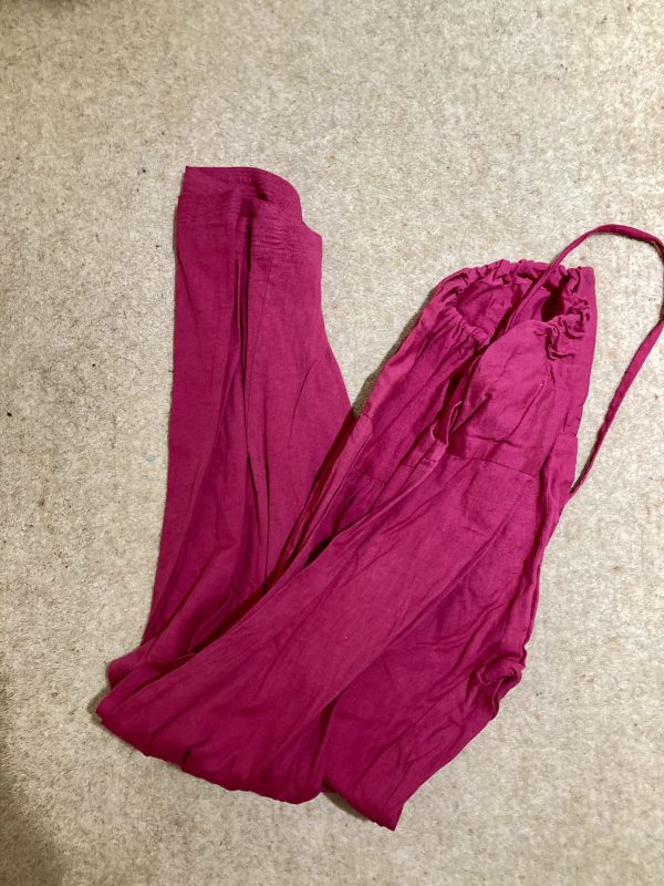Pink Shifon Dress - Image 3
