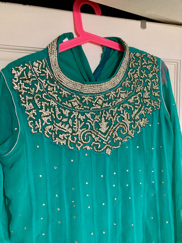 Turquoise Maxi Dress - Image 4