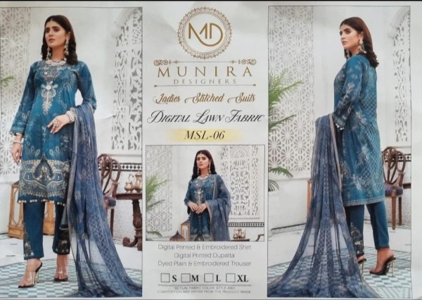Munira Digital Lawn suit