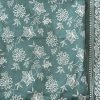 Unstitched Teal Lawn 3-Piece Suit with White Floral Print