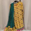 Yellow Pink Green Mehndi Sharara and Dress Size 10