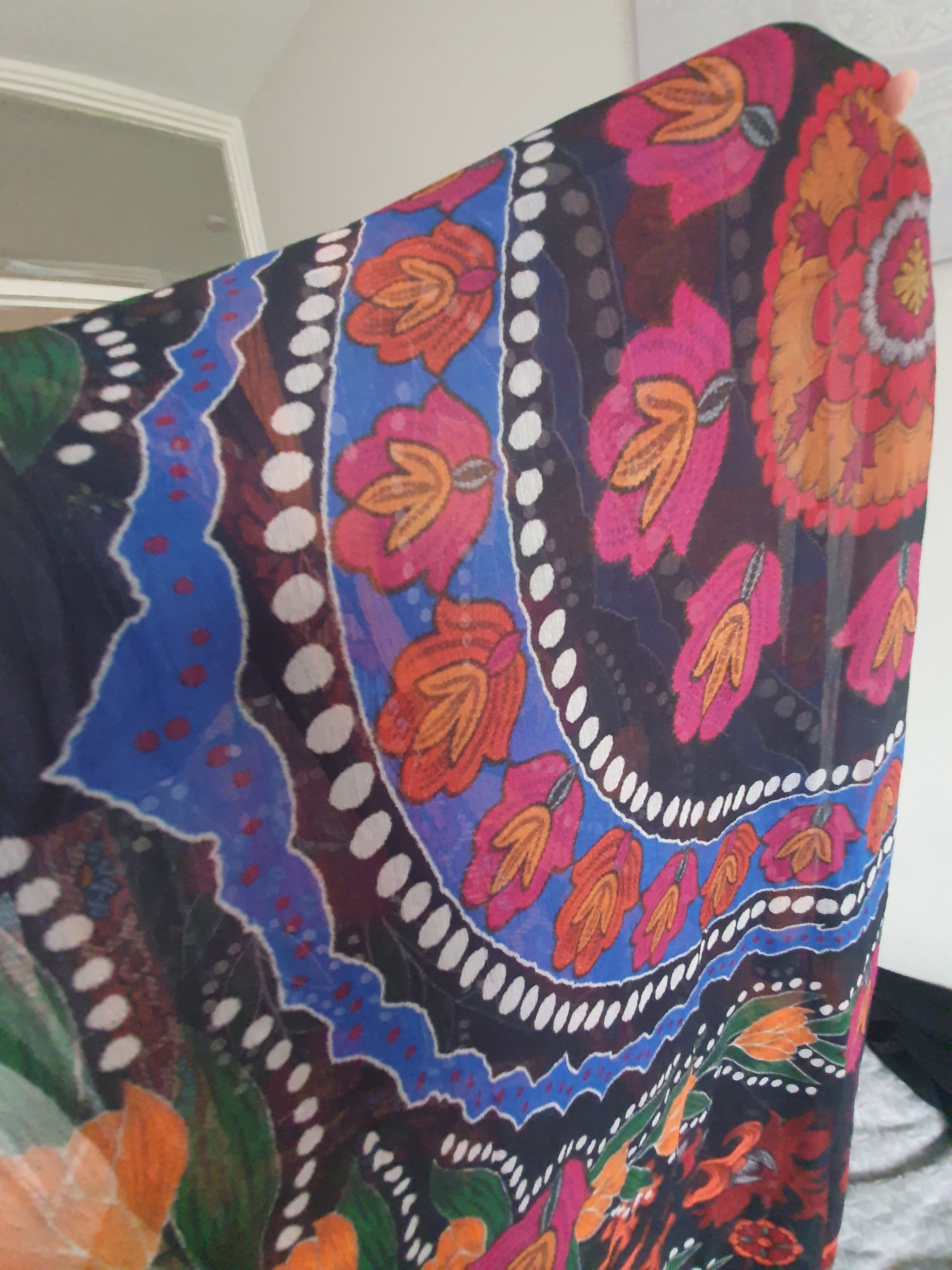 Really beautiful chiffon Dupatta with Floral Print - Image 8