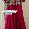Girls Pink Frock with Gold Brocade Top