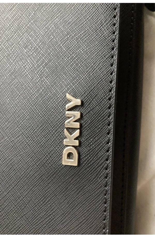 DKNY Black Saffiano Leather Crossbody Bag