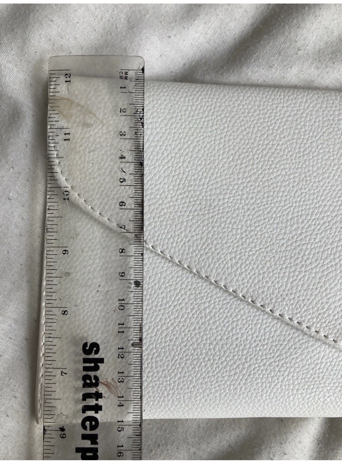 Three party clutch bags: beige, black, and white - Image 12