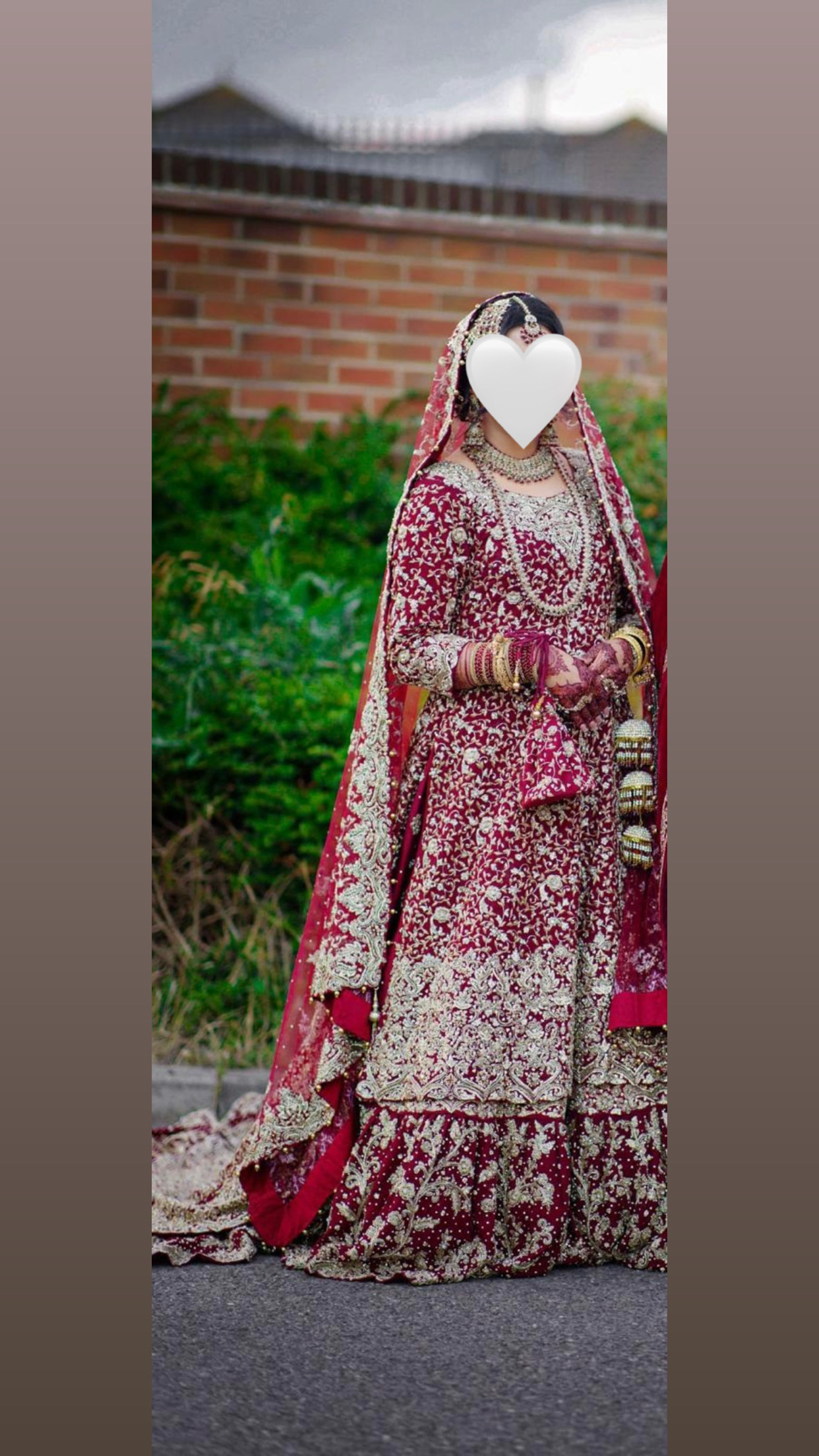 Bridal Lehenga with intricate embroidery - Image 7
