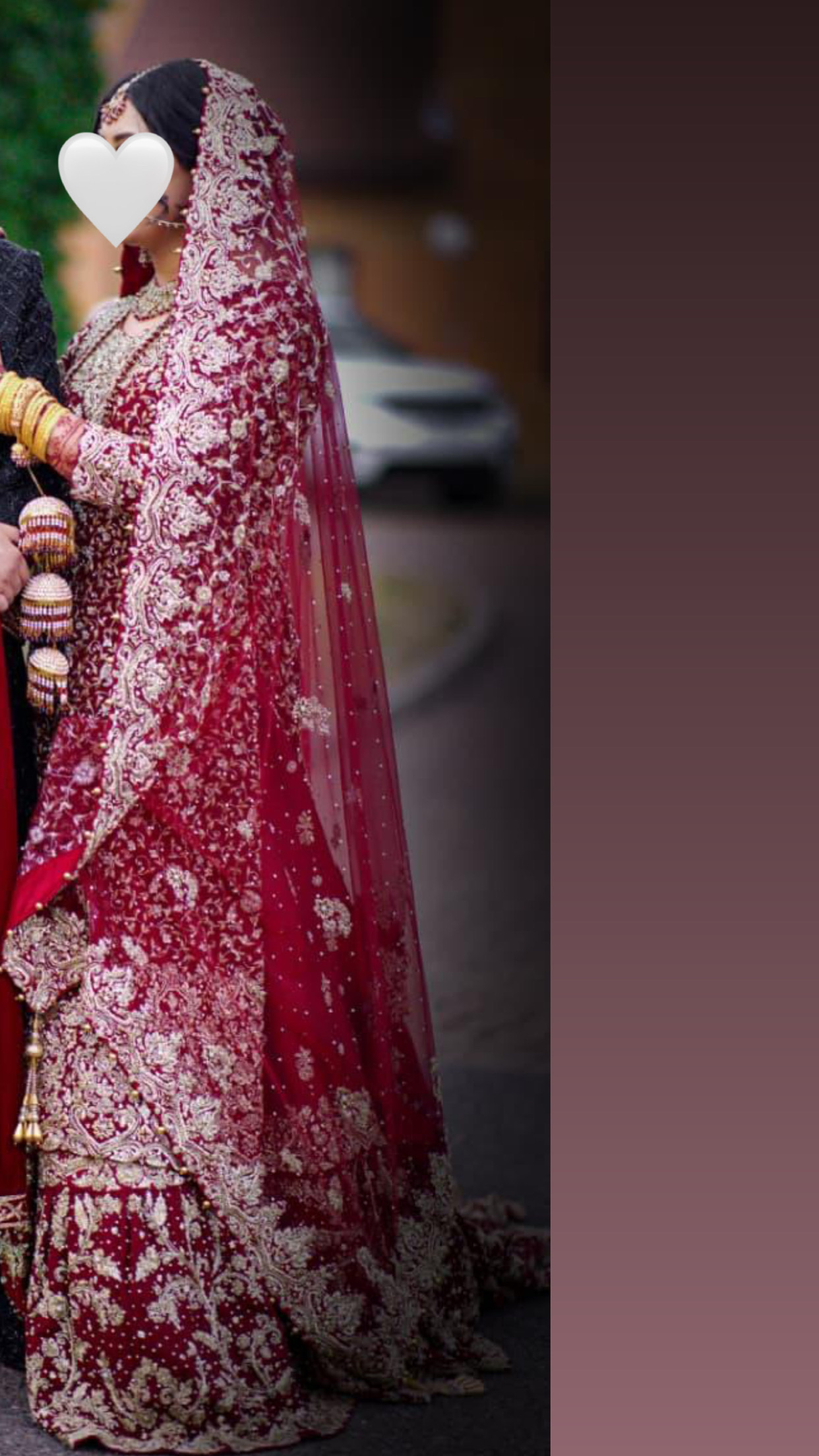 Bridal Lehenga with intricate embroidery - Image 5