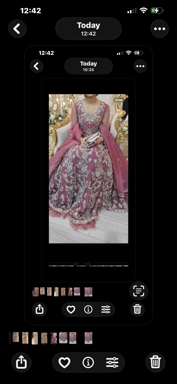 Rani Pink Bridal Lehenga with Silver Embroidery