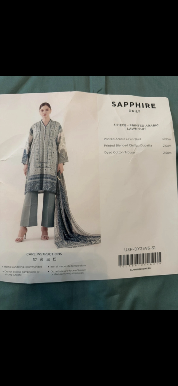 Sapphire 3-piece Lawn Suit with Digital Print