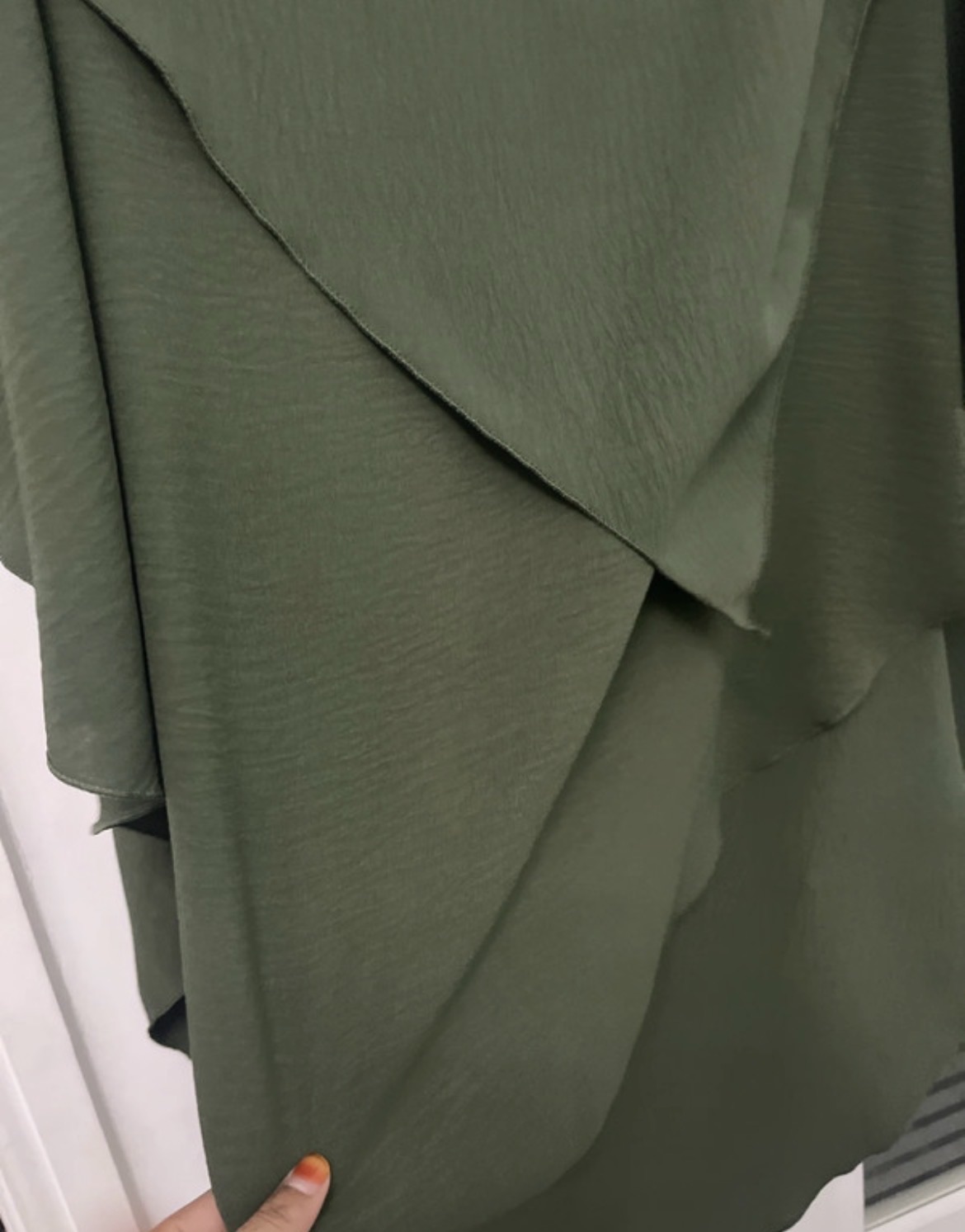 ladies khimar top only with niqab feature - Image 5
