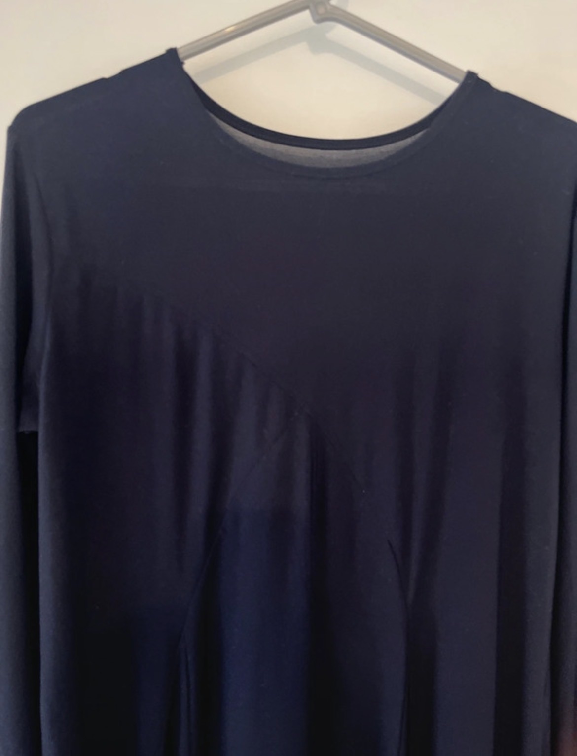 Navy Abaya stretch fabric used small - Image 6