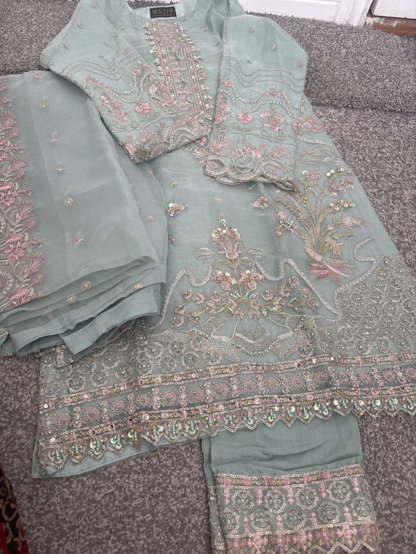Pakistani 3-Piece Embroidered Lawn Suit