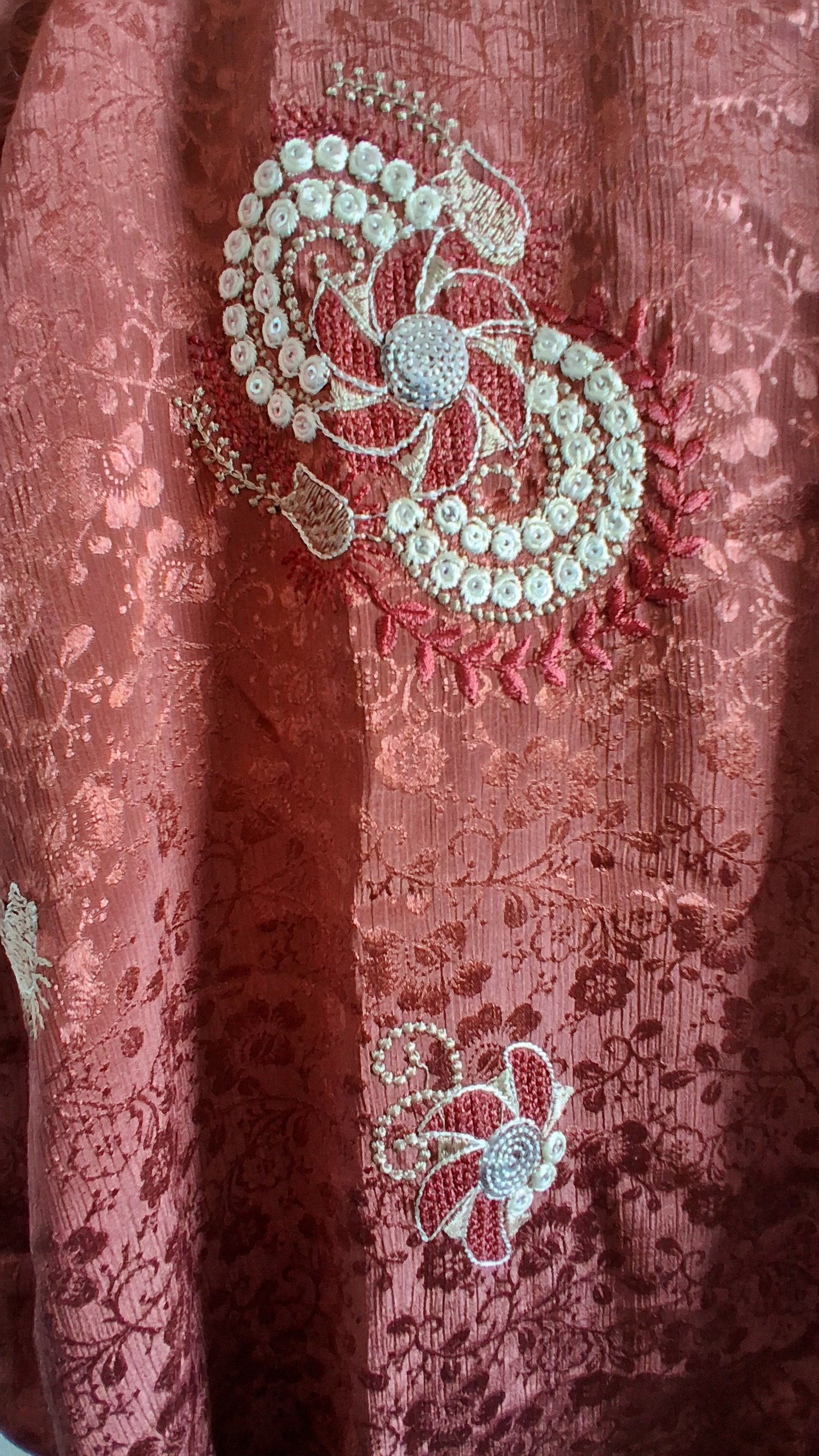 Brand new Terracotta Embroidered 4 piece Shalwar Kameez Suit- XL - Image 3