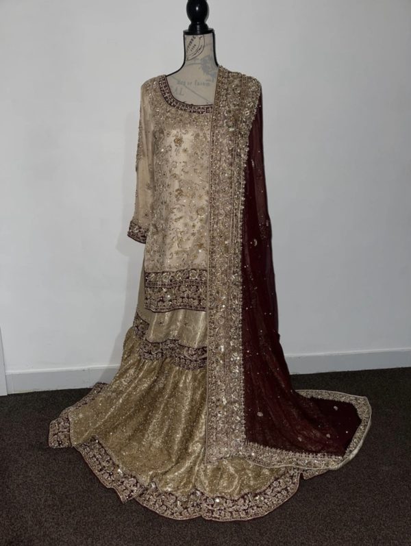 Bridal Sharara Suit with Heavy Embellishment
