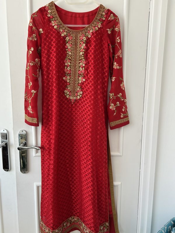 3 piece suit with plaza salwar .