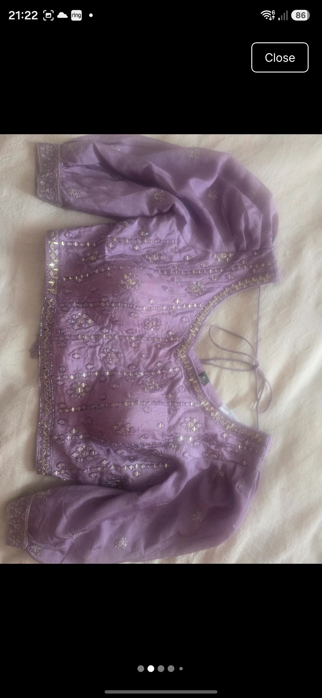 BRAND NEW - A gorgeous elegant lilac/purple Palazzo suit - Image 2