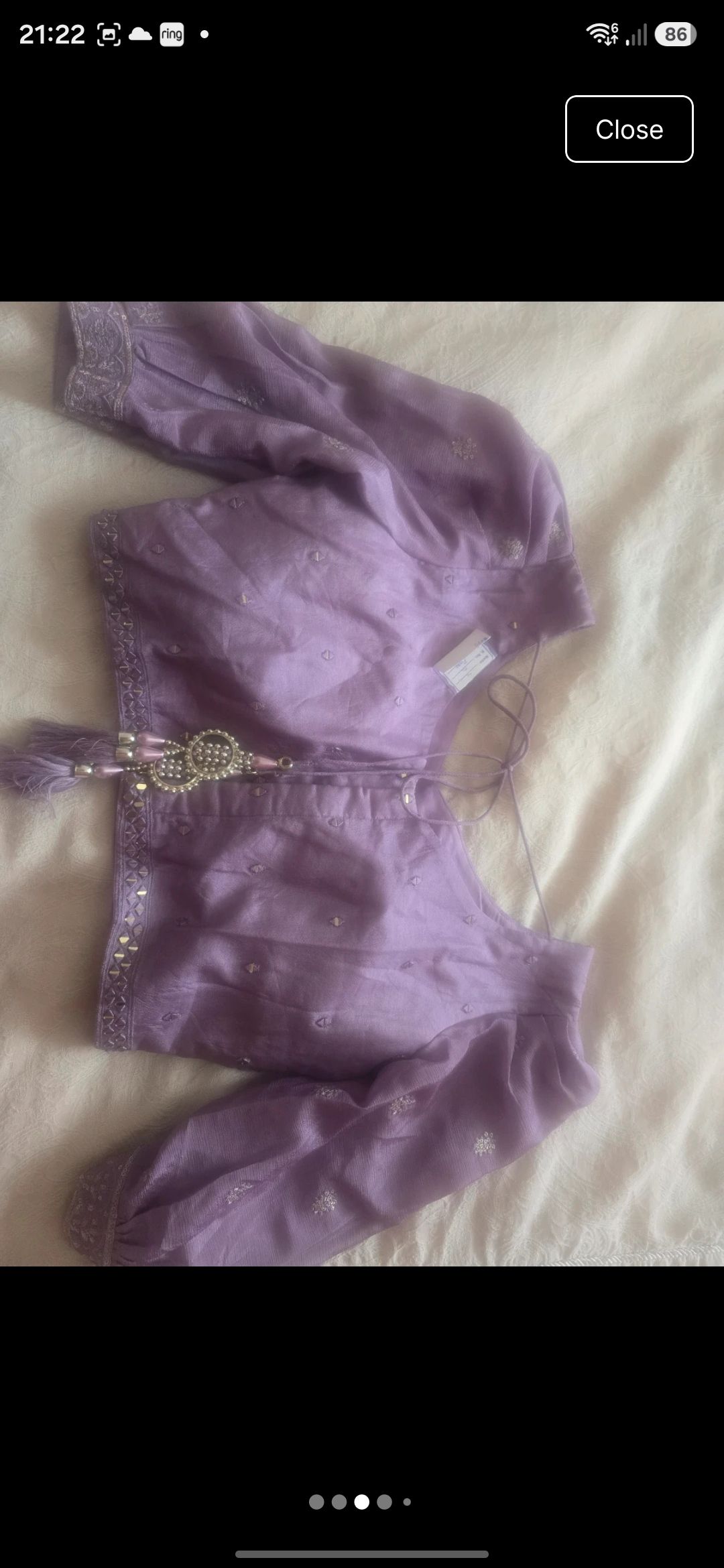 BRAND NEW - A gorgeous elegant lilac/purple Palazzo suit - Image 3