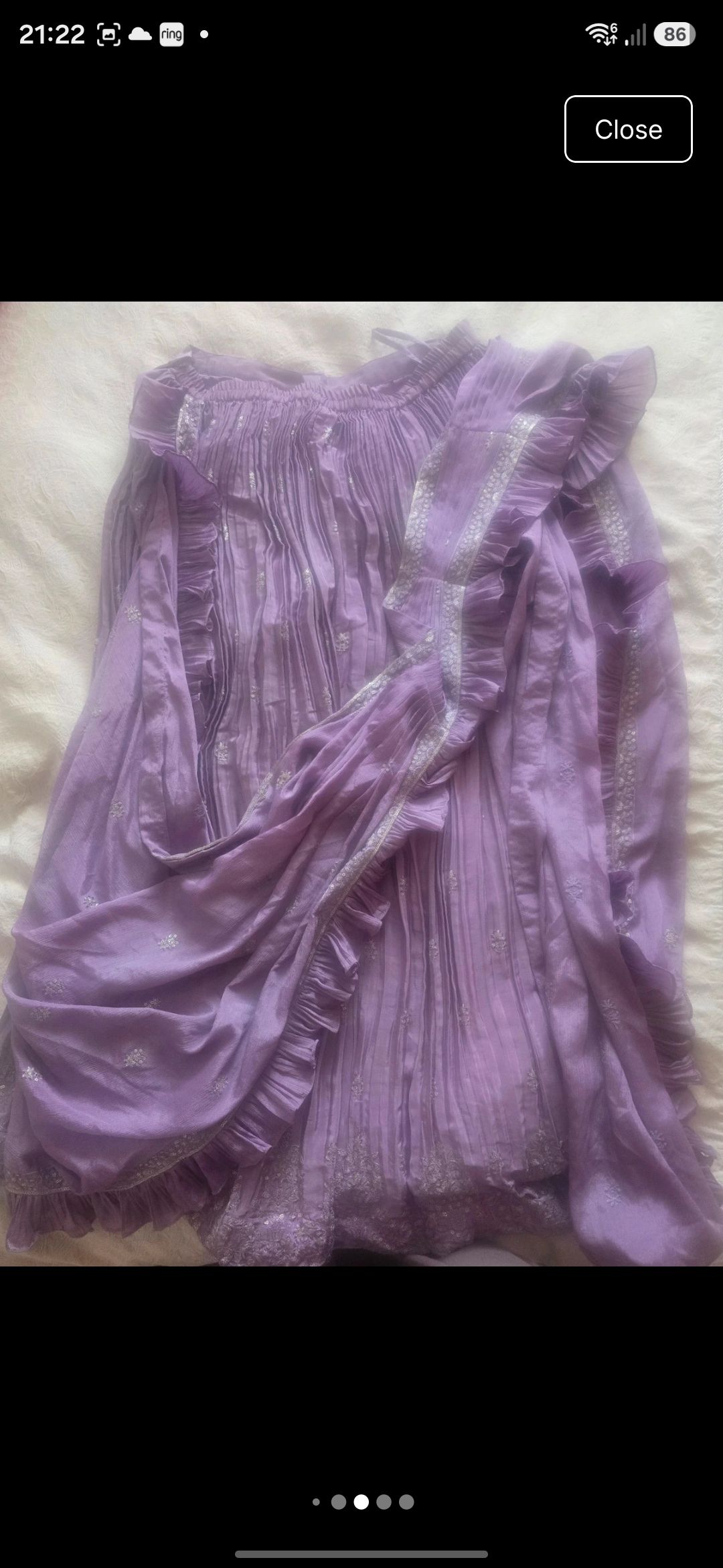 BRAND NEW - A gorgeous elegant lilac/purple Palazzo suit - Image 4