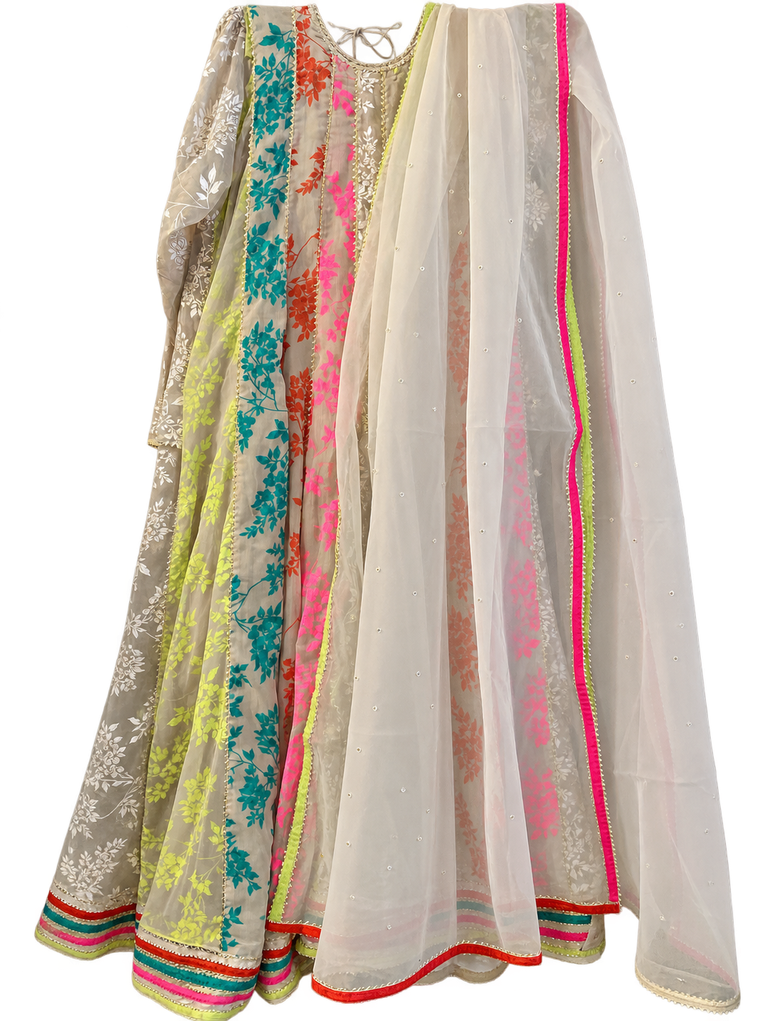 Brand-New EGO Pakistani 3-Piece Full-Length Dress – XL/L