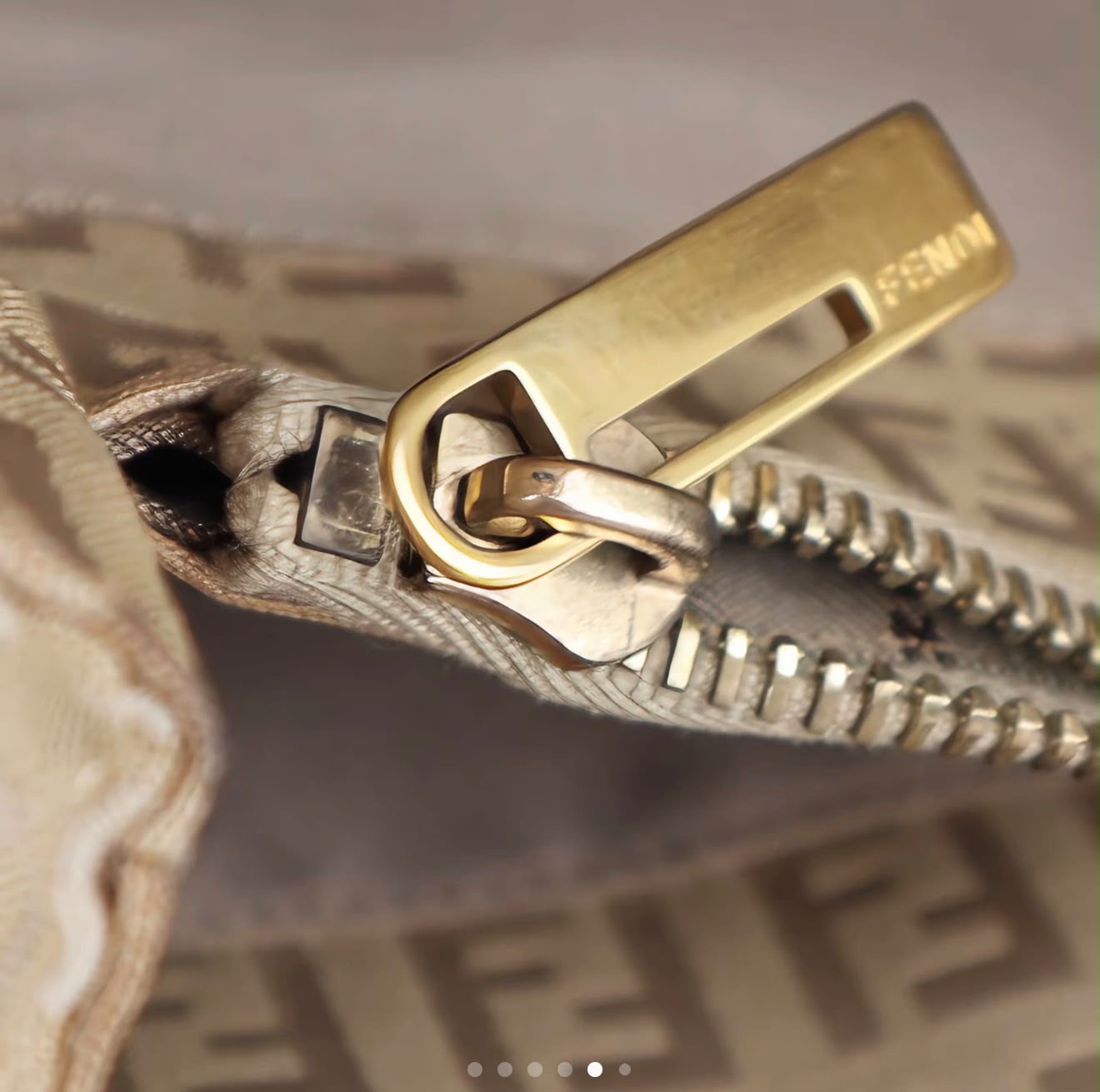 Fendi Zucca Monogram Tote Bag - Image 6