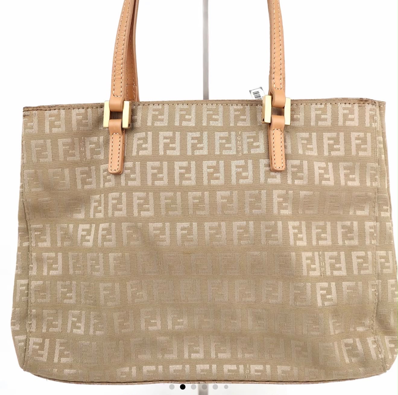 Fendi Zucca Monogram Tote Bag - Image 2