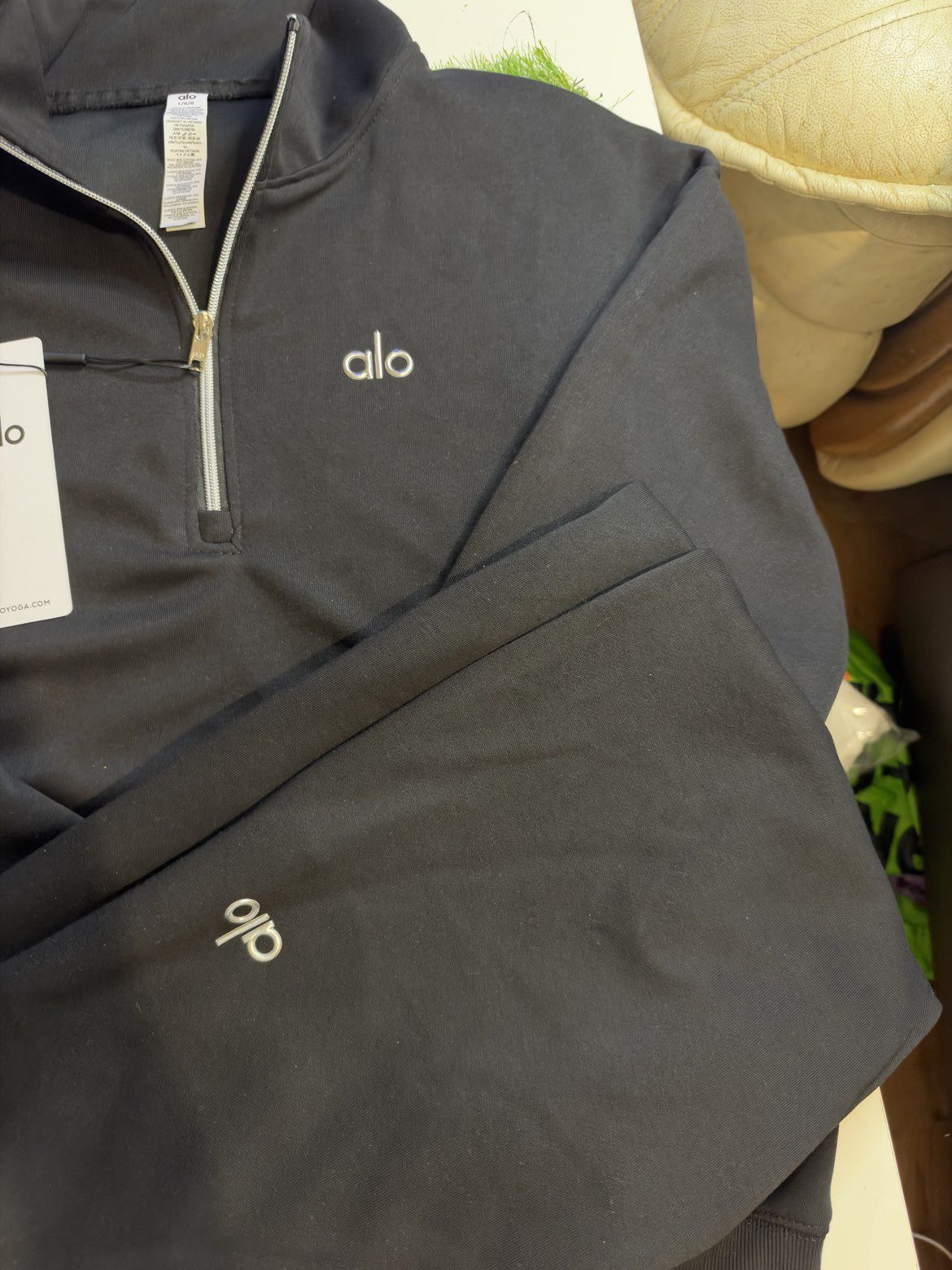 Alo Yoga Quarter Zip Long Sleeve Top - Image 6