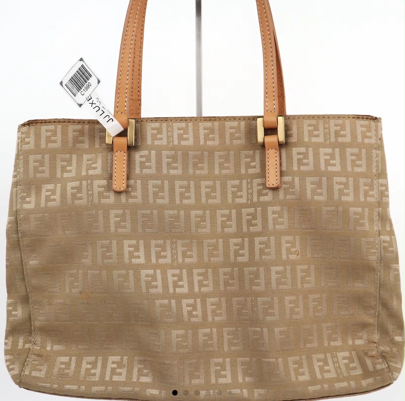 Fendi Zucca Monogram Tote Bag