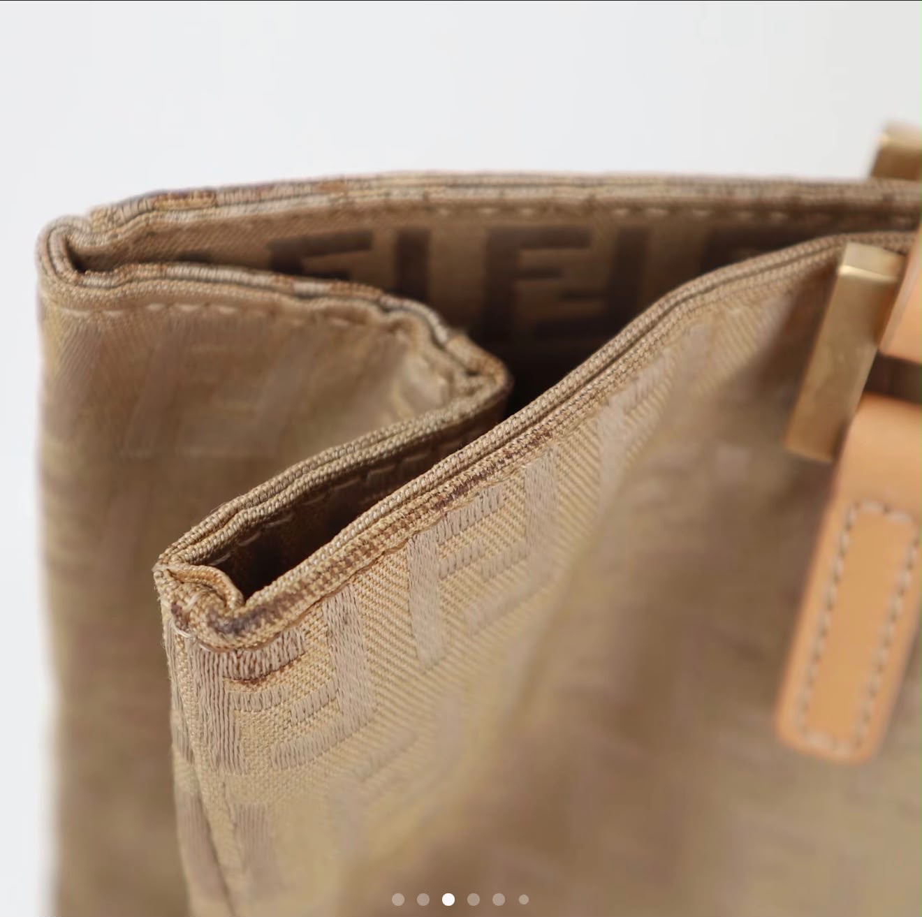 Fendi Zucca Monogram Tote Bag - Image 3
